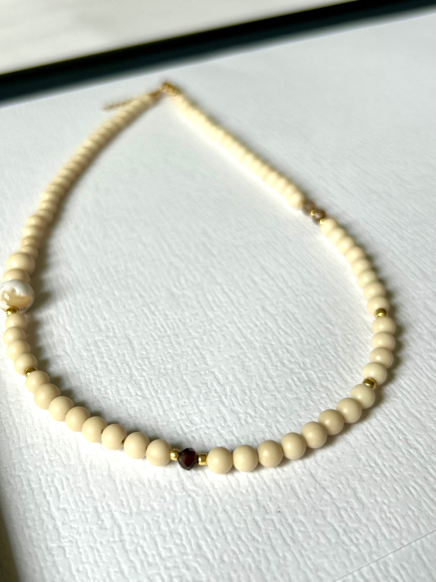 Naszyjnik / choker CREAM