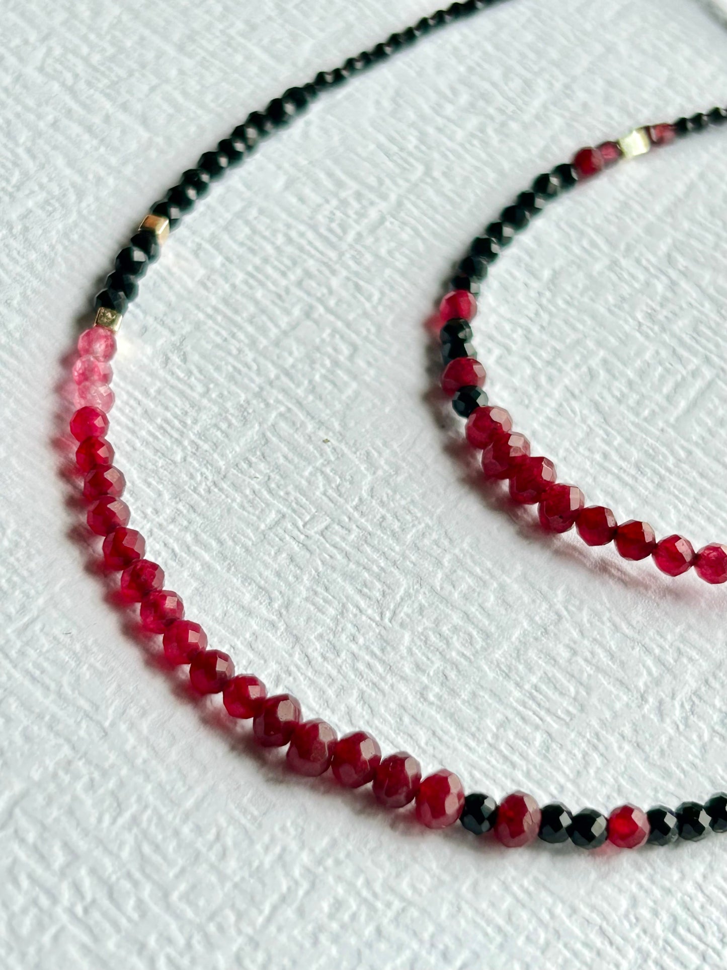 Zestaw biżuterii BLACK & RED